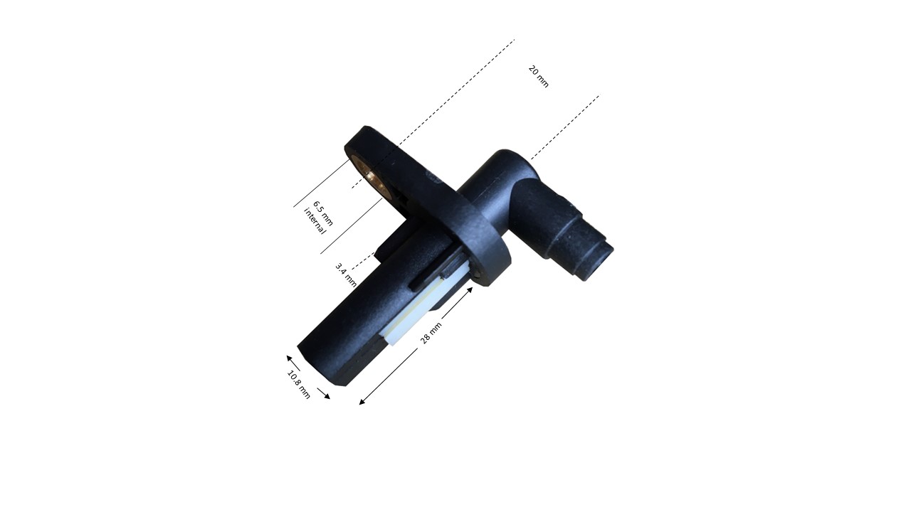 Wheel-speed sensor dimensions