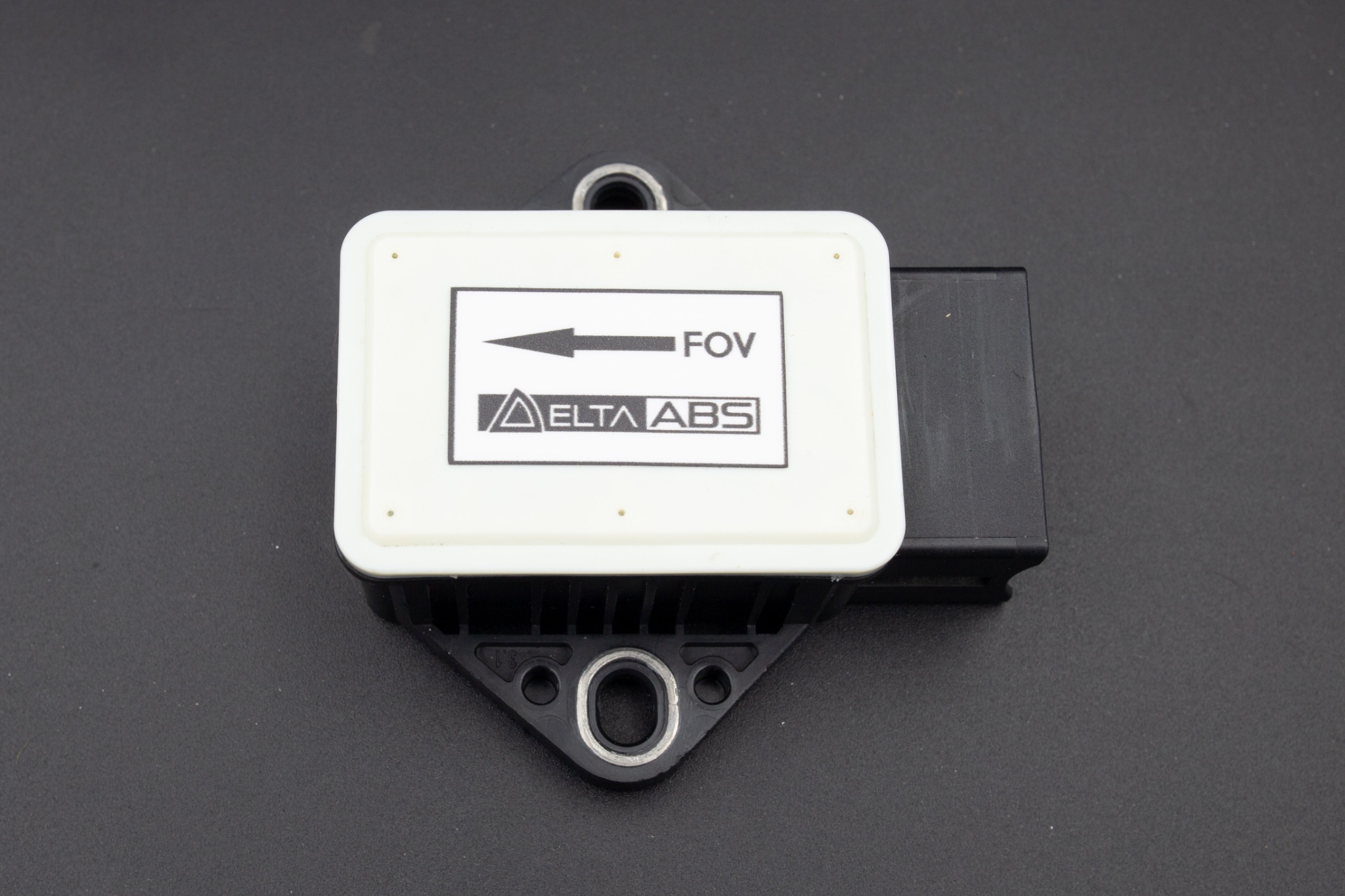Delta ABS IMU showing forward direction arrow and connector position